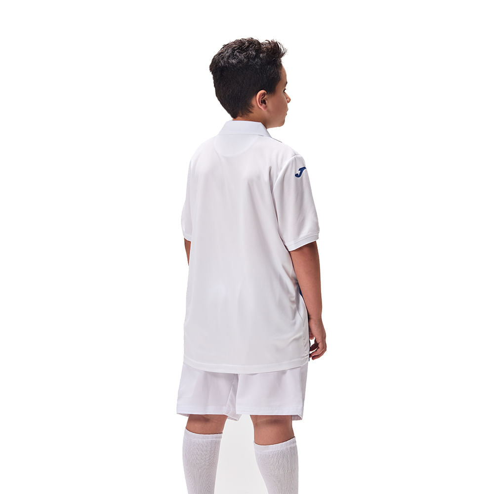 Camisa Joma Leganes I Infantil 25/26 - Azul  e Branco