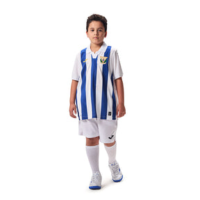 Camisa Joma Leganes I Infantil 25/26 - Azul  e Branco